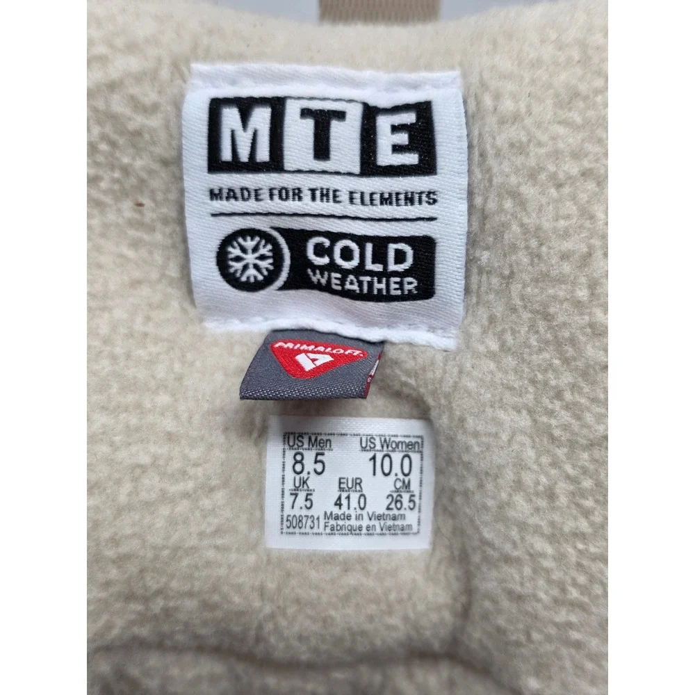 Vans UltraRange EXO Hi MTE-2 Tan Beige Waterproof Cold Weather Boots Men 8.5 NEW